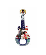 Elvis Presley guitar American flag bottle opener magnet - $241.85 MXN