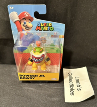 Bowser Jr Super Mario World Nintendo 2.5" action figure Jakks Pacific toy 2023 - £38.75 GBP