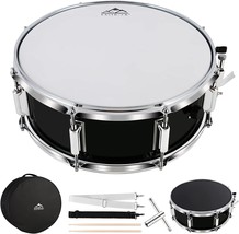 Eastrock Snare Drum 14X5.5Inch For Students,Beginners With Gig Bag,, Black. - £59.11 GBP