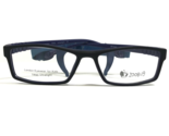 Zoobug Kinder Brille Rahmen ZB1044 060 Gummiert Marineblau Riemen 50-14-130 - $55.57