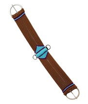 Horse 22&quot; Horse Western Saddle Tack 17 Strand Brown Cotton Acrylic Aztec... - $405.12 MXN