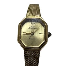 Vintage Jules Jurgensen Quartz Ladies - Gold Tone Bracelet Wristband Watch - $64.34