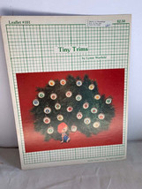 Tiny Trims counted cross stitch design leaflet book - $6.34