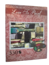 Love to Paint 550 Piece Jigsaw Puzzle 26&quot;x19&quot; 13+ 2012 - £7.73 GBP