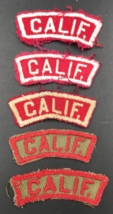 Lot of Five (5) 1940s Vintage Boy Scouts BSA Calif. Strip Patch 2 1/2&quot; x... - $37.23
