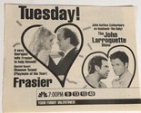Frasier John Laroquette Show Tv Guide Print Ad Kelsey Grammar  Tim Daly ... - $5.93