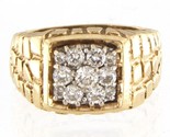 Men&#39;s Cluster ring 10kt Yellow Gold 393956 - £486.36 GBP