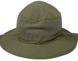 Men's Wide Brim Sun Hat Khaki Breathable Mesh UPF50+ Fishing Gardening Sun Hat image 5
