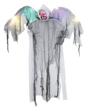 Reaper Prop Hanging White Winged Skeleton Haunted House Yard Halloween S... - $49.99