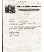 1937 TURNER SUPPLY CO Mobile AL Antique Letterhead Billhead Corresponden... - €6,00 EUR