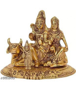 Shiv parivar idol Murti Kartik Decorative 14 cm Brass statue figurines Gift - €27,26 EUR