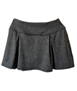 Unbranded Womens Skorts Skirt + Shorts Size L Heather Gray Polyester Spa... - $11.88