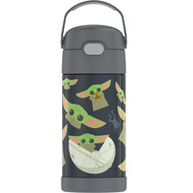Star Wars The Mandalorian The Child Grogu Thermos Funtainer 12 Ounce Bot... - £29.76 GBP