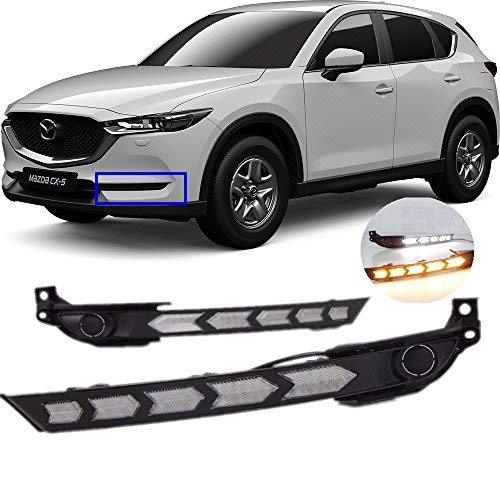 AupTech Car Daytime Running Lights Front Fog Bezel White DRL Driving wit... - $125.98