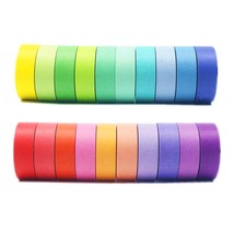 Washi Tape Set, 20 Rolls Colored Masking Tape, 15Mm Rainbow Pastel Washi... - £15.12 GBP