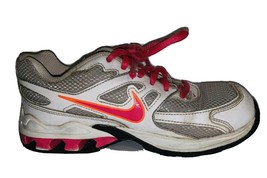 Girls Nike Reax Run Grey White Pink Shoes Size 2.5 - £11.79 GBP