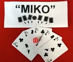 Miko Card and Die Trick - Easy To Do - $51.56 MXN