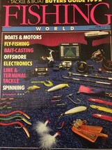 Fishing World Jan 1992, Fly Fishing, Bait-casting, Down Riggers - $59.12 MXN
