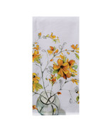 KAY DEE DESIGNS &quot;Yellow Forsythia&quot; Floral R4883 Dual Purpose Terry Towel... - £7.69 GBP