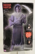 Fun World Boy&#39;s Black Faceless Ghost Halloween Costume- Size Large 12-14 - £16.07 GBP