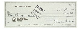 Stan Musial St. Louis Cardinals Signed Bank Check #2339 BAS Y19823 - £91.58 GBP