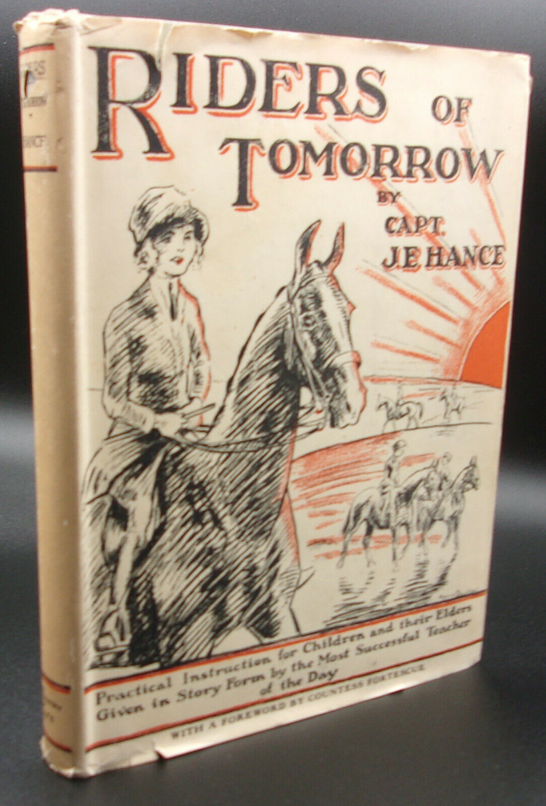 Primary image for J.E Hance RIDERS OF TOMORROW 1935 First ed. British HC DJ Children Horse Teacher