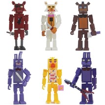 6pcs SET FNAF Five Nights at Freddy&#39;s Action Figure Christmas Gift Toy N... - £28.76 GBP