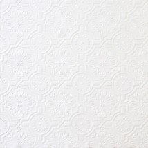 Brewster 148-32817 White Victorian Tin Ceiling Paintable Wallpaper. - $41.95