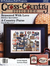 Cross Country Stitching Magazine October 1993 Seasoned with Love Sampler... - £7.42 GBP