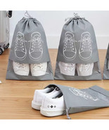 Shoe Travel Storage bag Large Drawstring Waterproof Portable Non Woven 4... - $26.33