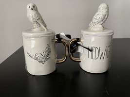 Re Dunn Harry Potter &quot;HEDWIG&quot; Mug with Topper Double Sided - £35.35 GBP