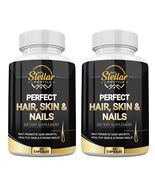 2 Bottles Perfect Hair, Skin &amp; Nails by My Stellar Lifestyle - 60 Capsules - $1,157.49 MXN