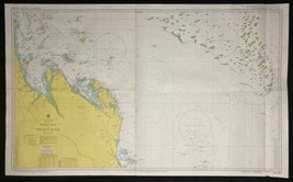 Nautical Chart North Reef to Pine Peak Island Western Australia AUS 367 RAN 1987 - £50.90 GBP