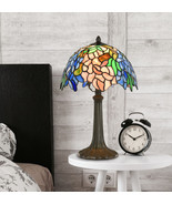 Fine Art Lighting Tiffany Style Handmade Stained Glass Wisteria Table Lamp  - £98.84 GBP