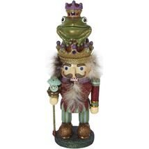 Hollywood Frog Prince Hat Wooden 15 Inch Christmas Nutcracker - $79.18