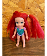 2021 Disney Jakks Pacific Princess Ariel Glitter 6&quot; Petite Doll - £6.10 GBP