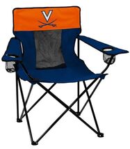 Virginia Cavaliers Arm Chair Navy Blue Orange NCAA Tailgating Camping Cu... - €53,98 EUR