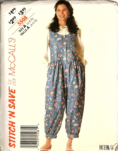 McCall&#39;s 5508 Misses 6 to 10 Jumpsuit and Top Vintage Uncut Sewing Pattern 1991 - £7.31 GBP