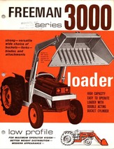 One(1) Freeman Series 3000 Loader Tractor Dealer Sales Specs Flyer Brochure - £12.68 GBP