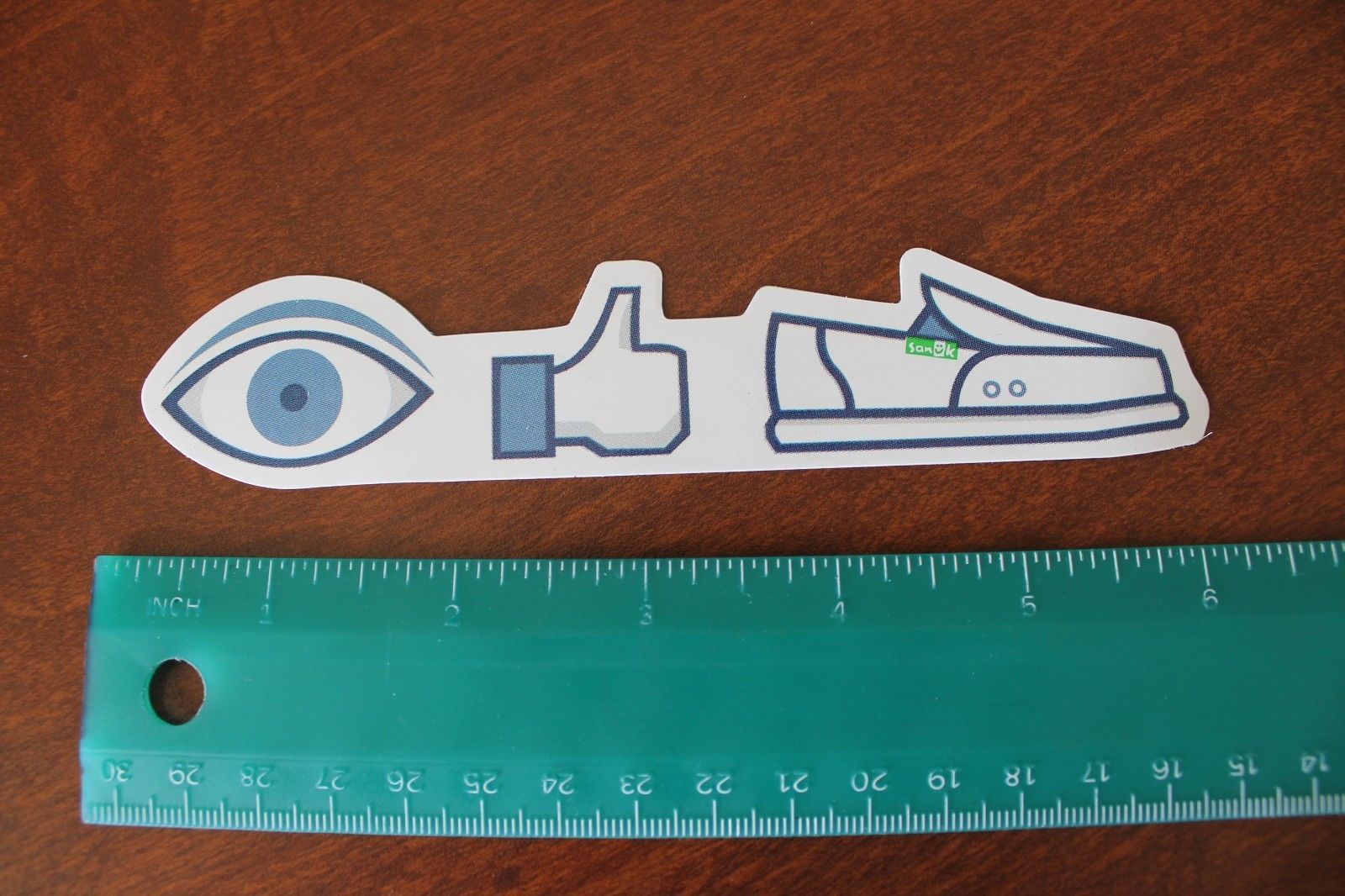 Authentic SANUK Sticker / Decal AWESOME!!! Check it out! - $2.49