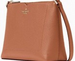 NWB Kate Spade Harlow Crossbody Brown Pebbled Leather WKR00058 $279 Gift... - $122.75
