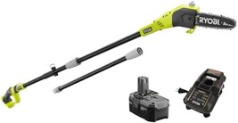 Ryobi Zrp4361 One 18-Volt 9-Foot Cordless Electric Pole Saw Kit With P105 - £157.06 GBP