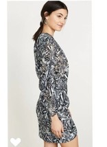IRO Fenian Print Long Sleeve Dress SZ 0 NWOT - £46.59 GBP