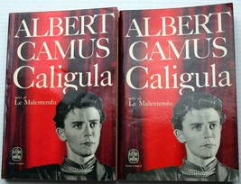 vntg Albert Camus CALIGULA le MALENTENDU Livres de Poche 1958 pièce de théâtre - £7.80 GBP