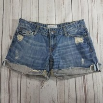 Aeropostale Shorts Size 0 W29&quot;xL4&quot; Denim Shorts Jean Shorts Distressed D... - $27.71