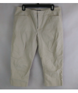 Chaps Women&#39;s Light Beige Straight Leg Capris Size 12 - $18.81 CAD