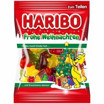 HARIBO Merry Christmas European gummy bears mixbag 200g- FREE SHIPPING - £6.61 GBP