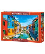 1000 Piece Jigsaw Puzzle, Burano Colors, Italy, Venice, Adult Puzzle, - $592.72 MXN