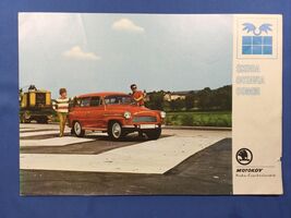 1968 Skoda Octavia Combi Original Vintage Car Sales Brochure Folder - $29.67