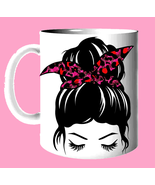 Designer 11oz Mug_Girl with Ruby Bun - £14.16 GBP